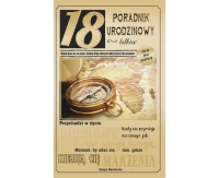 Greeting card 18th Birthday, Compass, 13x20,5 cm